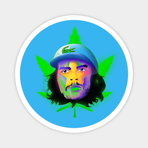 Che Guevara Pop-Star Weed Magnet by juan_ignacio_rossi